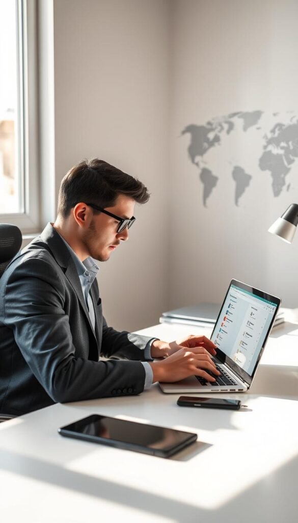 managing email contacts with online business tools