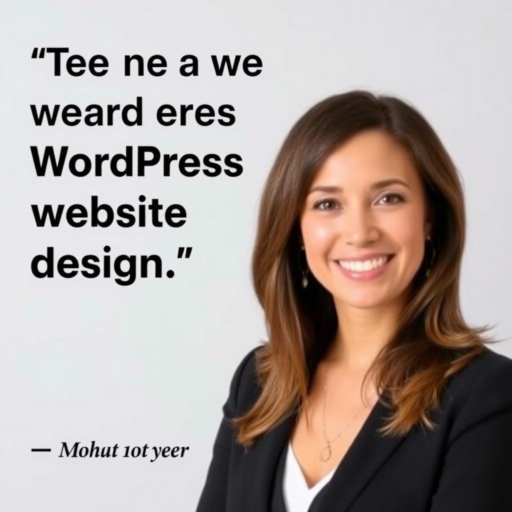 Business owner testimonial for WordPress design services Business owner testimonial for WordPress design services