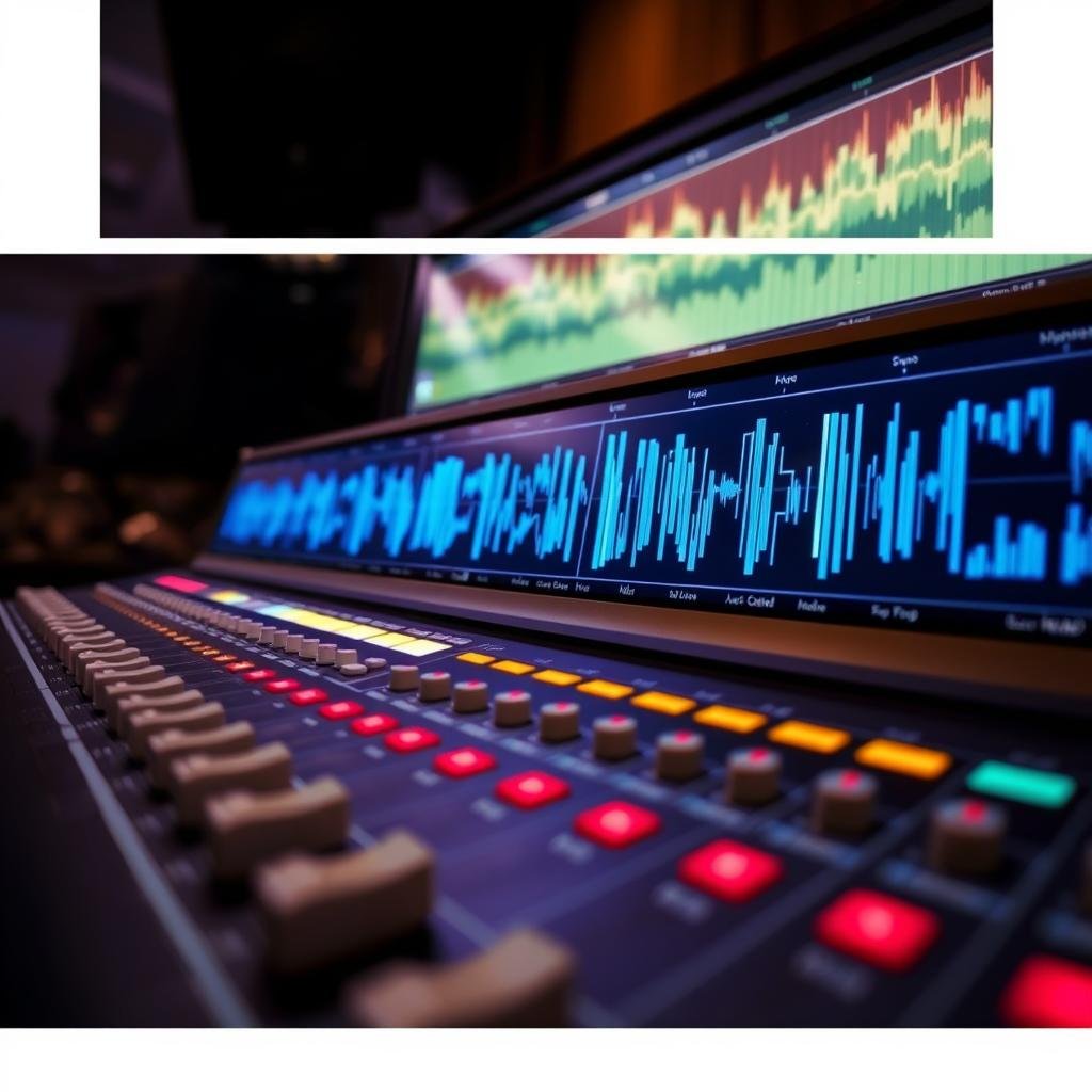 Professional audio mixing equipment Professional audio mixing equipment