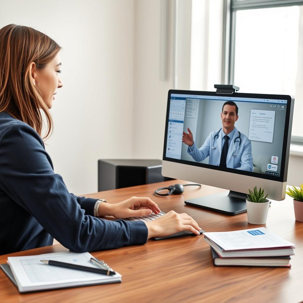 Remote executive assistant managing healthcare executive's schedule and communications Remote executive assistant managing healthcare executive's schedule and communications