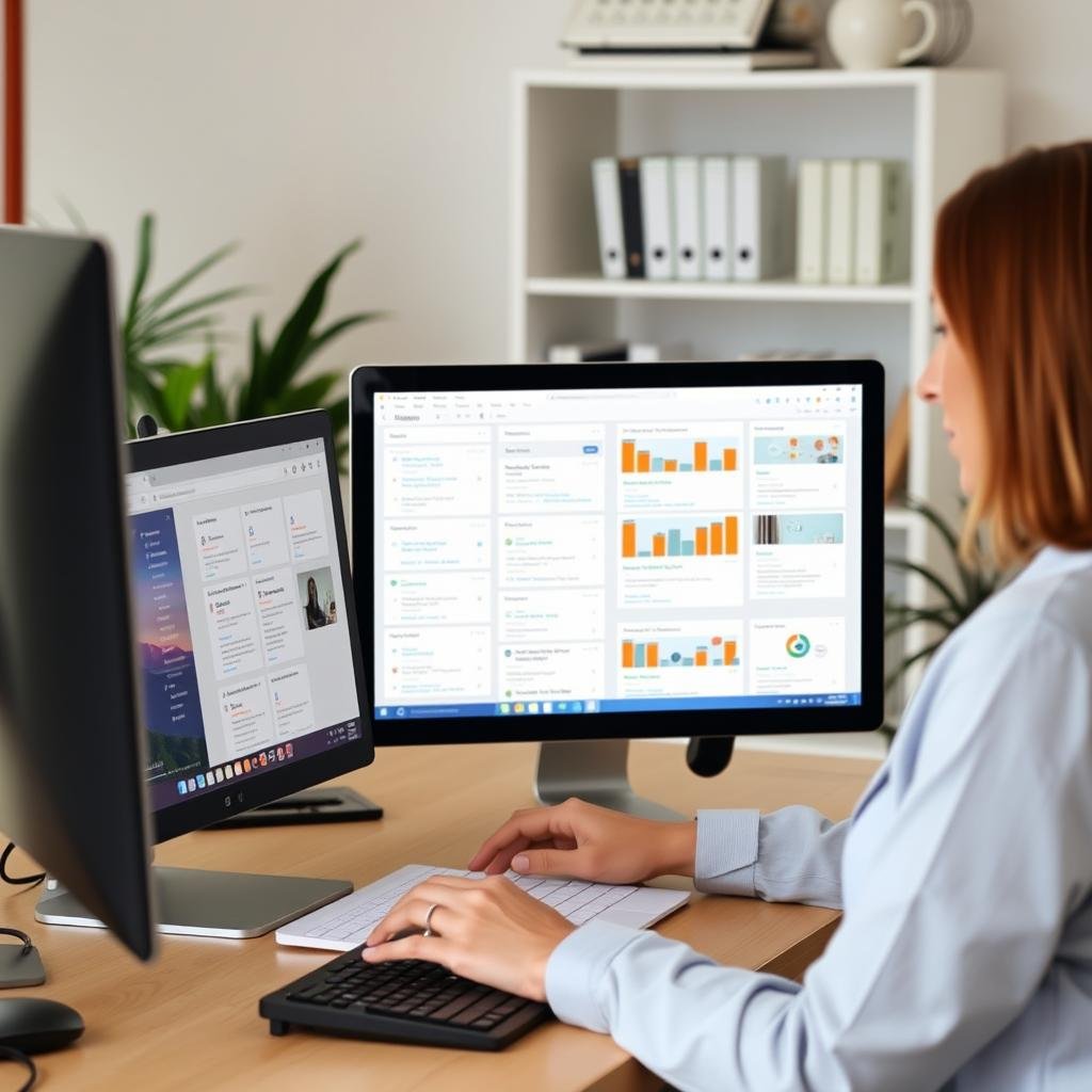 Virtual administrative assistant managing emails and calendars Virtual administrative assistant managing emails and calendars