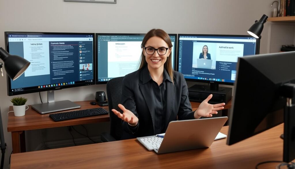 Virtual assistant answering questions about administrative assistant work from home jobs Virtual assistant answering questions about administrative assistant work from home jobs