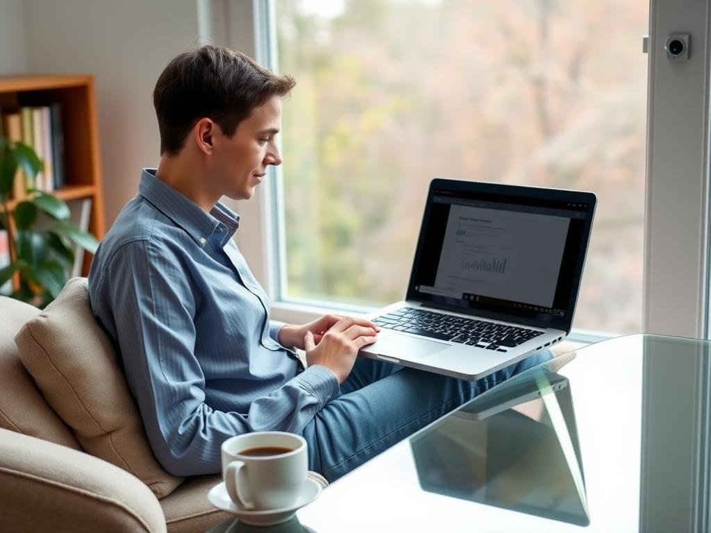 Virtual assistant enjoying work-life balance with administrative assistant work from home jobs Virtual assistant enjoying work-life balance with administrative assistant work from home jobs