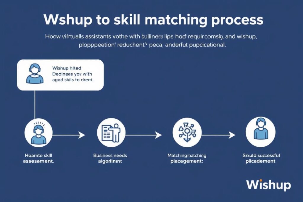 Wishup's skill matching process connecting remote executive assistants with ideal business clients Wishup's skill matching process connecting remote executive assistants with ideal business clients