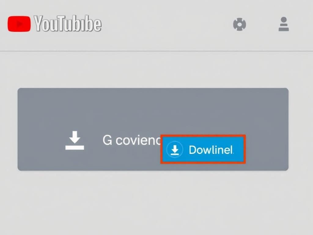 YouTube Premium download interface showing the save offline button