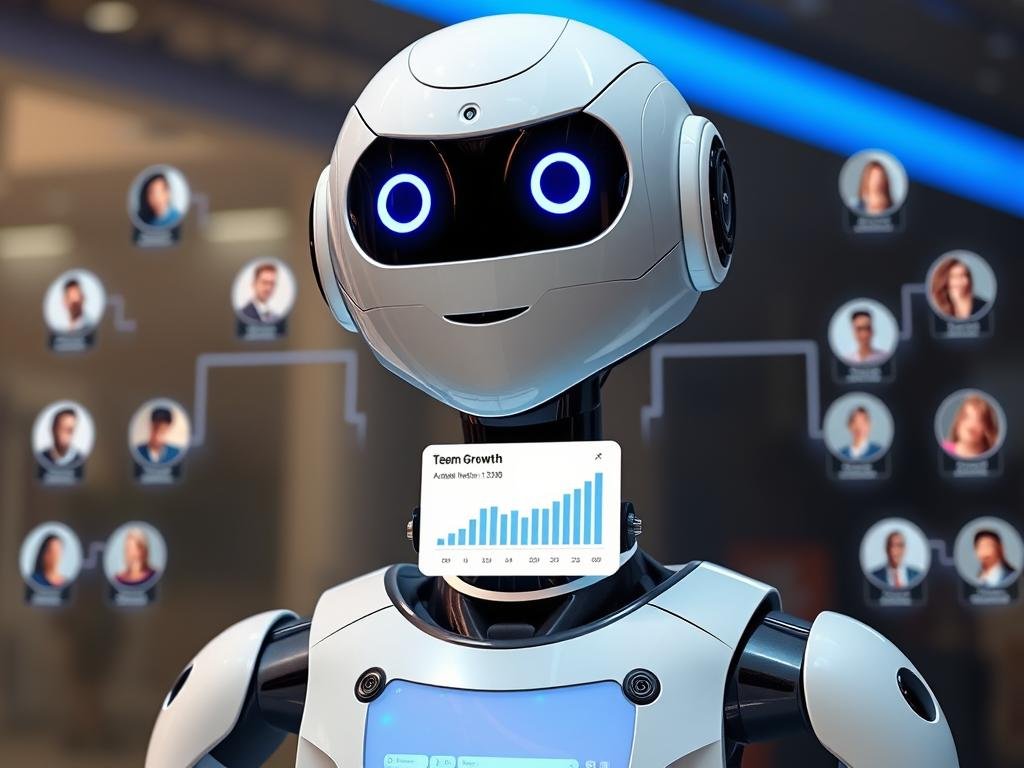 Sparky robot automatically building a network marketing team Sparky robot automatically building a network marketing team